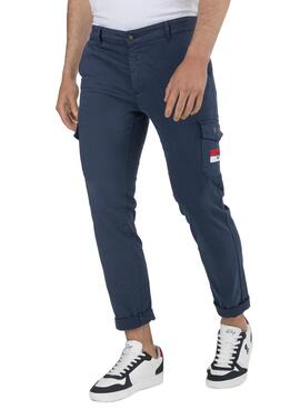 Hose El Pulpo Patch Cargo Marineblau Herren