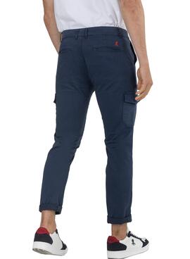 Hose El Pulpo Patch Cargo Marineblau Herren