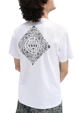 T-Shirt Vans Bandana Paisly Weiss für Herren