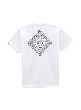 T-Shirt Vans Bandana Paisly Weiss für Herren