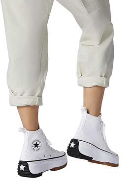 Sneaker Converse Run Star Hike Plattform Weiss
