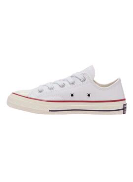 Sneaker Converse Chuck 70 Low Weiss für Junges