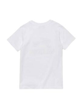 T-Shirt Lacoste-Logo Total Colour Weiss Mini