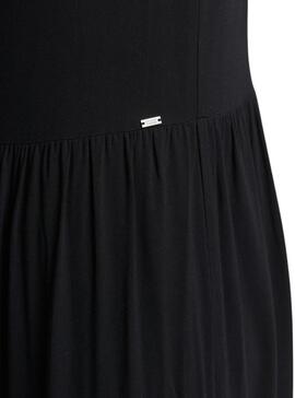 Kleid Superdry Studios Woven Maxi Schwarz Damen