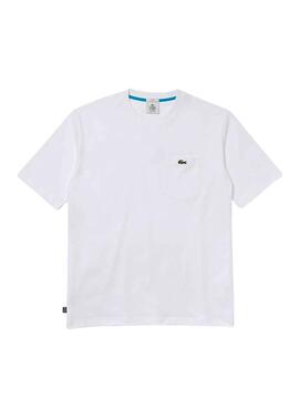 T-Shirt Lacoste Live TH2748 Weiss Herren und Damen
