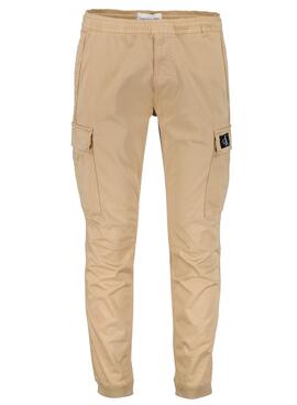  Hose Calvin Klein Skinny Cargo Beige Herren