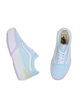Sneaker Vans Old Skool Stacked Azulen Damen