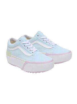 Sneaker Vans Old Skool Stacked Azulen Damen