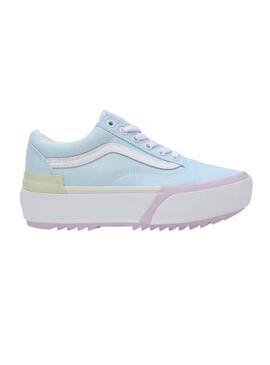 Sneaker Vans Old Skool Stacked Azulen Damen