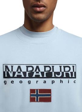 Sweatshirt Napapijri Ayas Blau für Herren