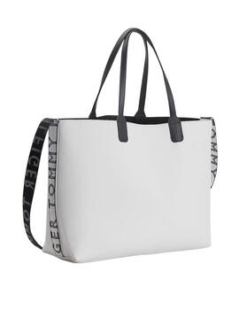 Handtasche Tommy Hilfiger Signature Iconic Weiss Damen