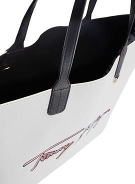 Handtasche Tommy Hilfiger Signature Iconic Weiss Damen
