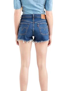 Short Jeans Levis 501 Original Blau für Damen