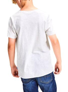 T-Shirt Jack And Jones Ebas Weiß Junge