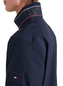 Jacke Tommy Hilfiger Ripstop Marineblau für Herren