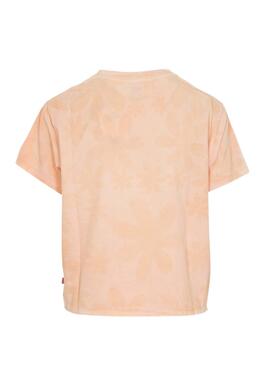 T-Shirt Levis Graphic Blumen Orange für Damen