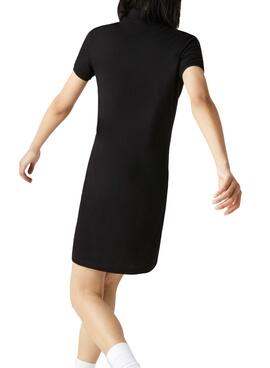 Kleid Lacoste Polo Schwarz für Damen