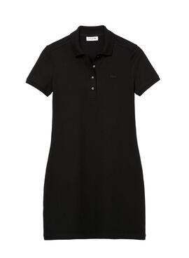 Kleid Lacoste Polo Schwarz für Damen