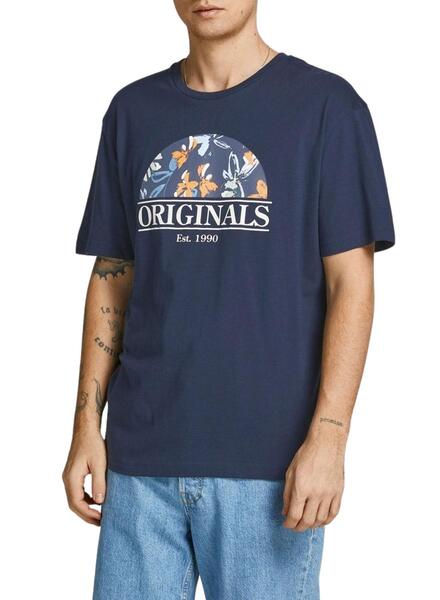 T-Shirt Jack und Jones Flower Marina Herren