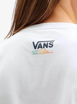 T-Shirt Vans Surf-Dino Weiss Für Junge