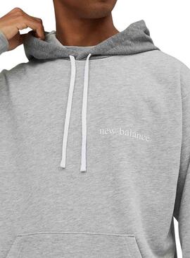 Sweatshirt New Balance Essentials Pure Grau Herren