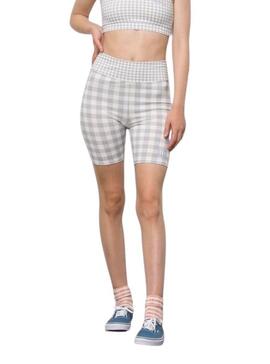 Leggings Ciclistas Vans Mixed Up Gingham Malva Damen