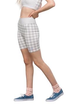 Leggings Ciclistas Vans Mixed Up Gingham Malva Damen