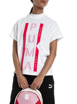 T-Shirt Puma XTG Graphic Weiss Damen