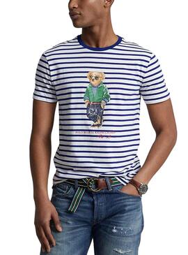 T-Shirt Polo Ralph Lauren Streifen Bear für Herren