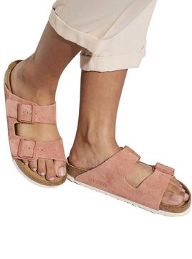 Sandalen Birkenstock Arizona SFB Rosa für Damen