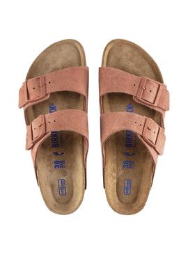 Sandalen Birkenstock Arizona SFB Rosa für Damen