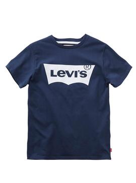 T- Shirt Levis Marine Blau 
