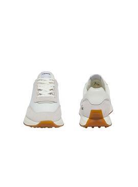 Sneaker Lacoste L Spin Weiss und Beige Damen