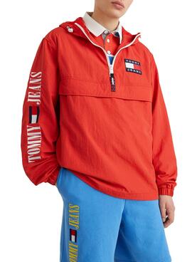 Windjacke Tommy Jeans ABO POP Rot für Herren