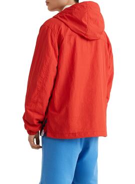 Windjacke Tommy Jeans ABO POP Rot für Herren