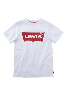 T- Shirt Levis Kids-Logo-Weiß