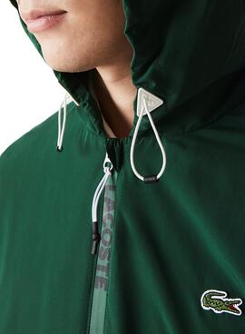 Jacke Lacoste-Bomber Grün für Herren