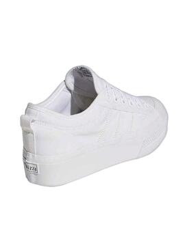 Sneakers Adidas Nizza Plattform Weisss für Damen