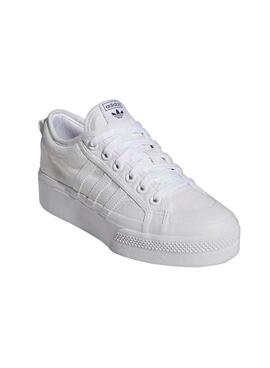 Sneakers Adidas Nizza Plattform Weisss für Damen