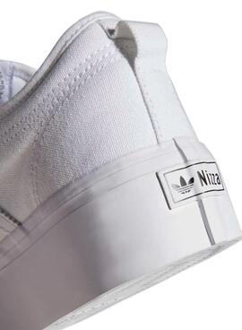 Sneakers Adidas Nizza Plattform Weisss für Damen
