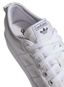 Sneakers Adidas Nizza Plattform Weisss für Damen