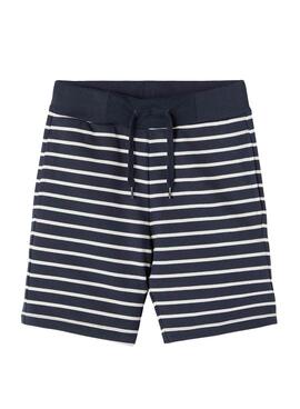 Bermudas Name It Jilan Streifen Marineblau für Junge