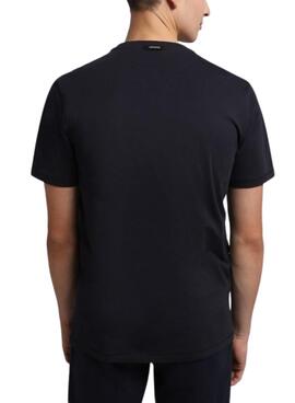 T-Shirt Napapijri S Turin Schwarz für Herren