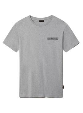T-Shirt Napapijri Quintino Grau Unisex