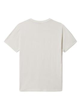 T-Shirt Napapijri Box Weiss für Herren