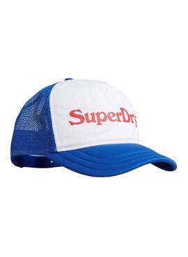 Mütze Superdry Vintage Trucker Blau für Herren