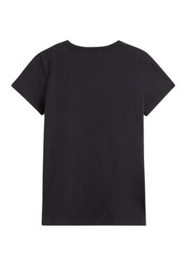 T-Shirt Levis The Perfect 501 Schwarz für Damen
