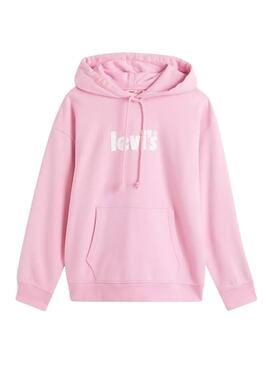 Sweatshirt Levis Graphic Standard Rosa Damen