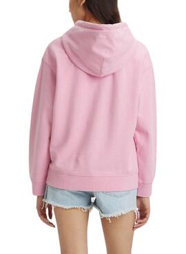 Sweatshirt Levis Graphic Standard Rosa Damen