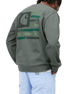 Sweatshirt Carhartt Medley State Grün für Herren